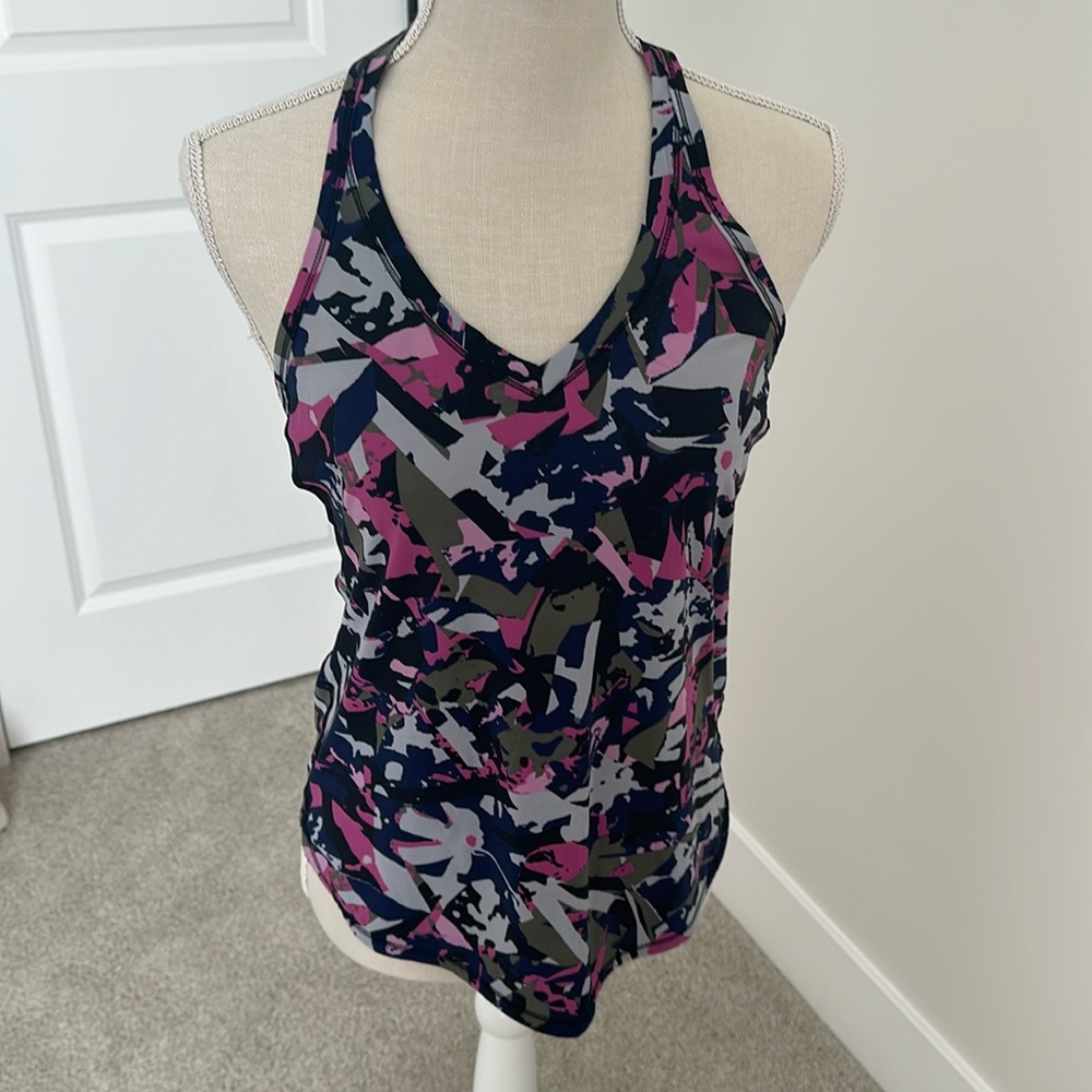 Multi color lululemon racer back tank